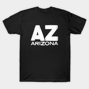 AZ Arizona State Vintage Typography T-Shirt